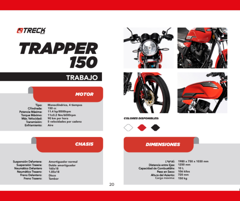 Trapper 150 Trabajo
